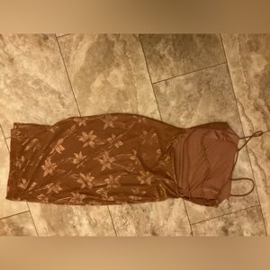 Women’s dress with flowers